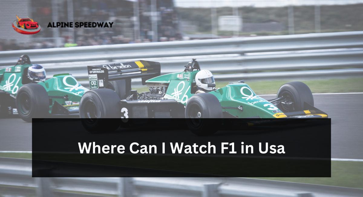 Where Can I Watch F1 in USA?